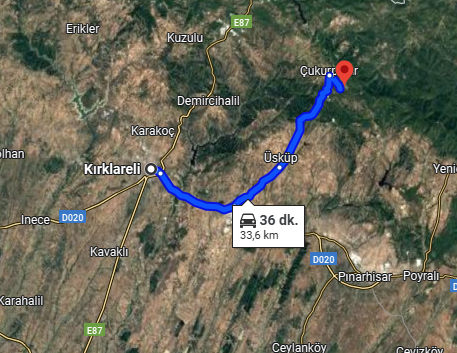 KIRKLARELİ MERKEZ ÇUKURPINAR KÖYÜNDE 2.511M² TARLA SATILIKTIR - KIRKLARELİ MERKEZ fotoğraf 2